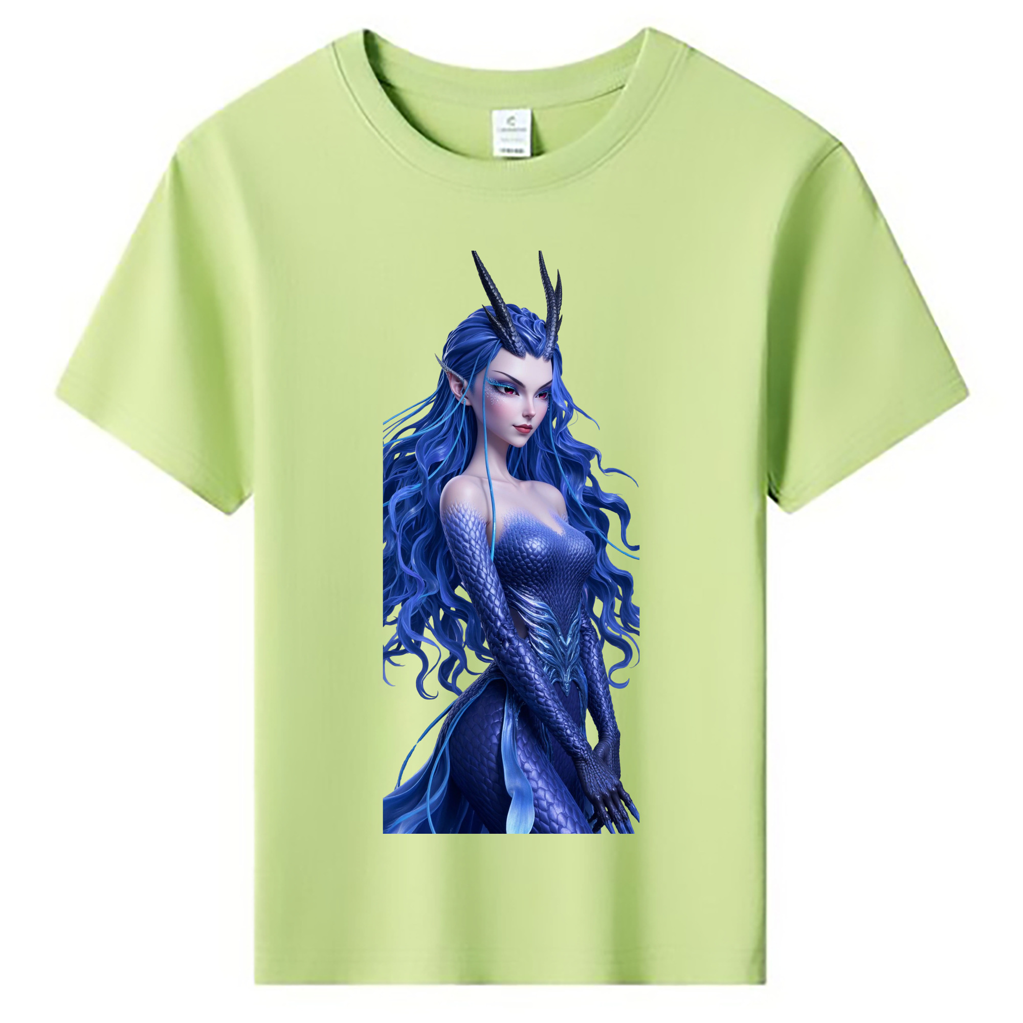 （画像用） Ne Zha 2 ナタ 魔童の大暴れ 綿100％キッズTシャツ（フロントプリント）
